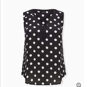 Torrid polka dot tank top